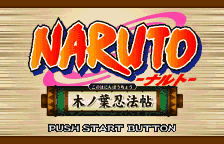 Naruto - Konoha Ninpouchou Title Screen